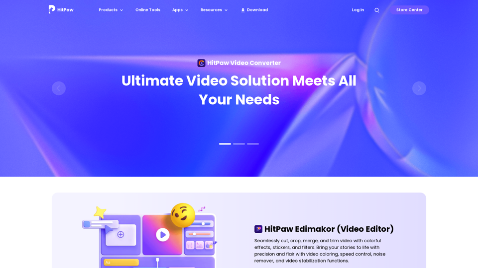 HitPaw: Powerful Video, Audio, and Image Solutions Provider